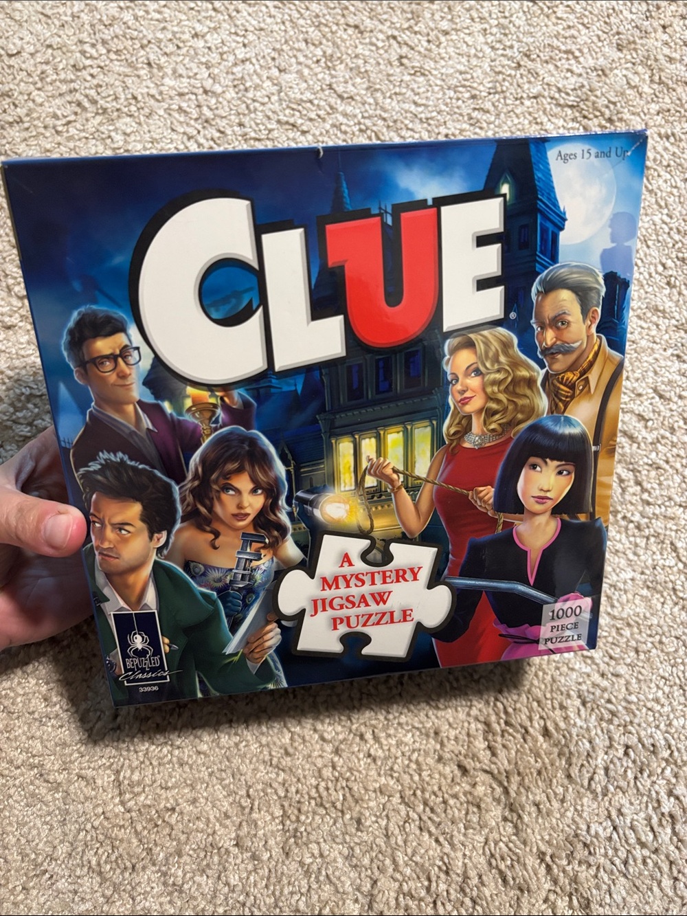 Clue A Mystery Jigsaw Puzzle – Blue Edition